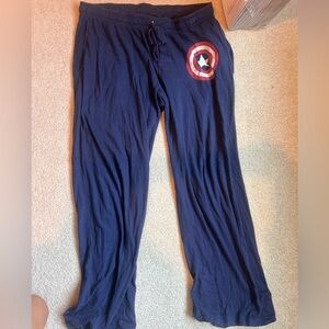 Captain America Lounge Pants | Marvel Pajama Bottoms |